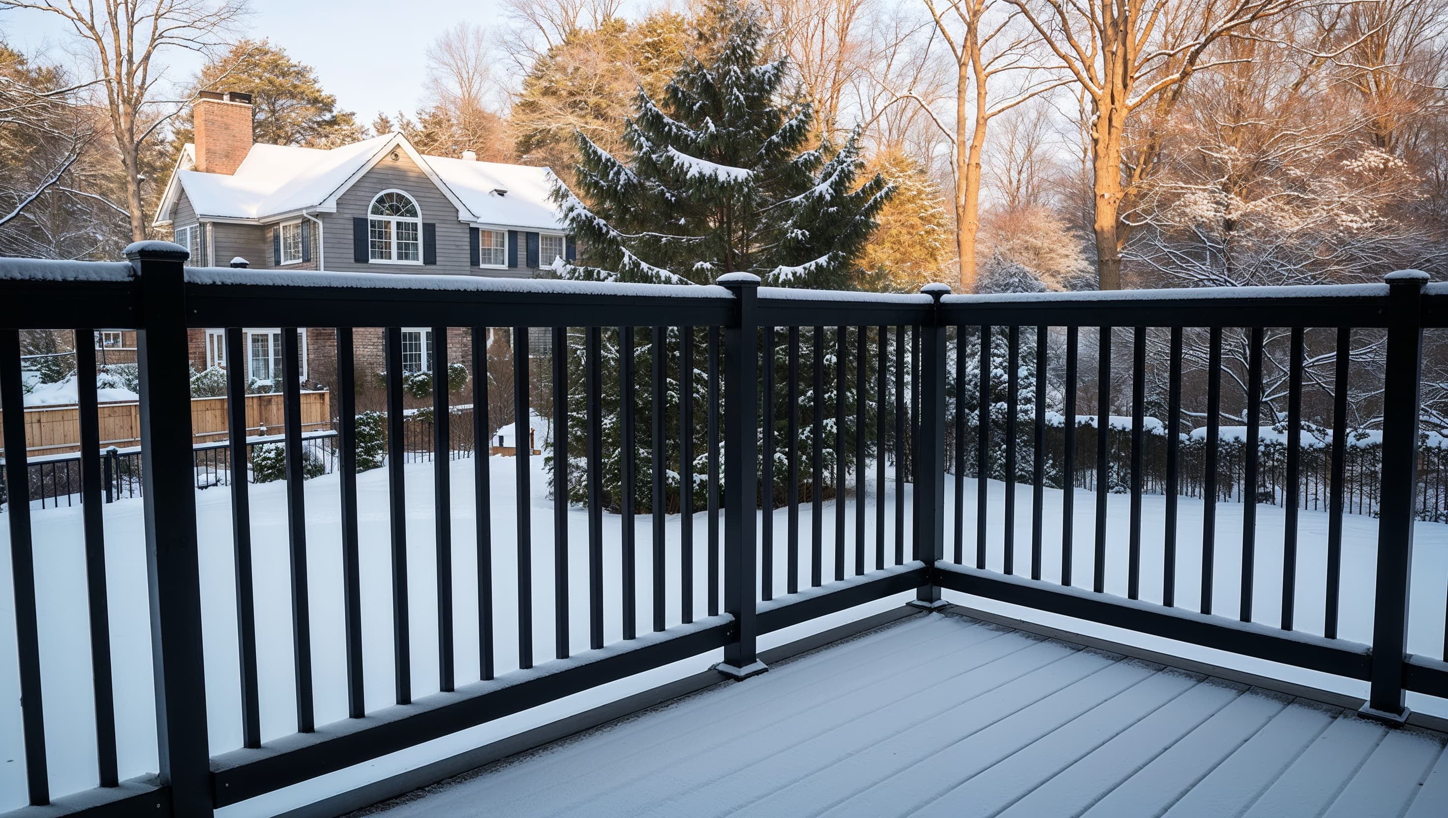 Winter Prep for Outdoor Railings in NJ - AR Aluminum Railings